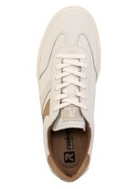 Rieker sneakers van zacht nappaleer WIT-KAMEL