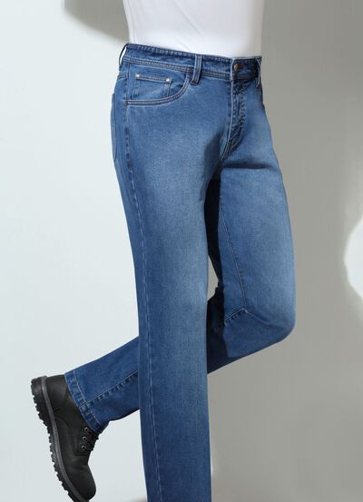 Warme thermojeans in 3 kleuren 