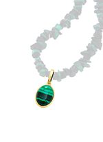 Hanger met echt malachiet 