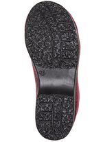 Warme damespantoffels, breedte H, met rits 