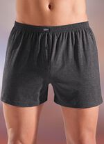 Set van vijf boxershorts van biologisch katoen met elastische tailleband, effen en gem&ecirc;leerd 