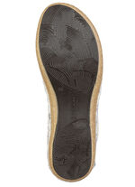 Waldläufer, comfortabele damessandalen, breedte H, met uitneembaar voetbed ECRU-BUNT