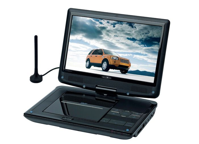 Draagbare dvd-speler met anti-shockfunctie ZWART