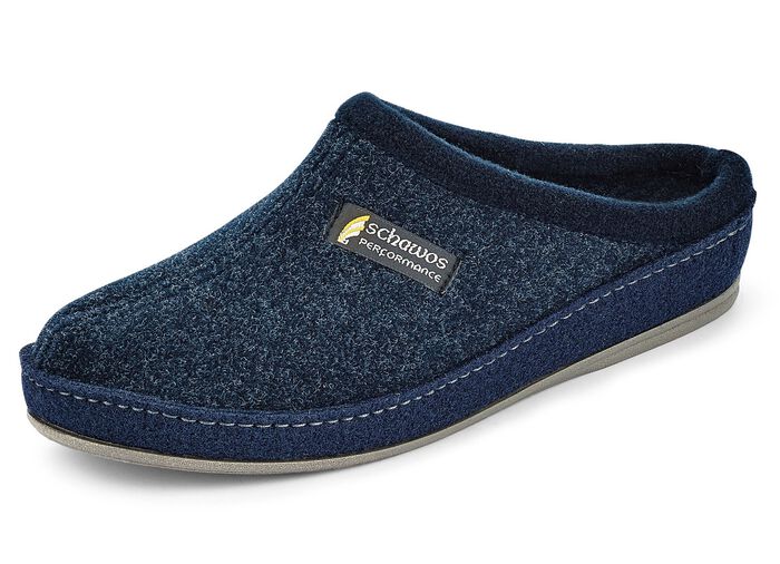 Ademende herenpantoffels met anatomisch gevormd voetbed 