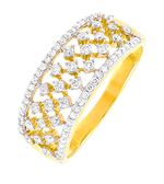 Damesring met 74 diamanten 