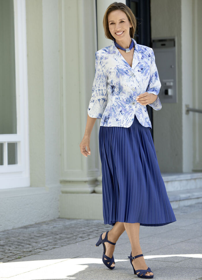 Blouseblazer met schoudervullingen 