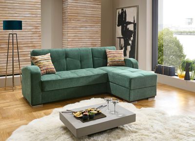 Gestoffeerde hoek met functie 