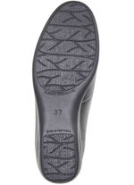 ELENA EDEN pantoffels met decoratief quiltwerk ZWART