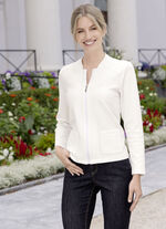 Blousejasje met opstaande kraag 