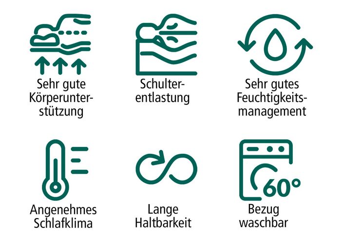 TESTWINNAAR multi-zone matras "max foam by fan" 