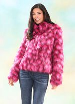 Kort jasje met een hoge aaibaarheidsfactor 