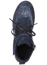 ELENA EDEN veterlaarsje van su&egrave;de MARINE