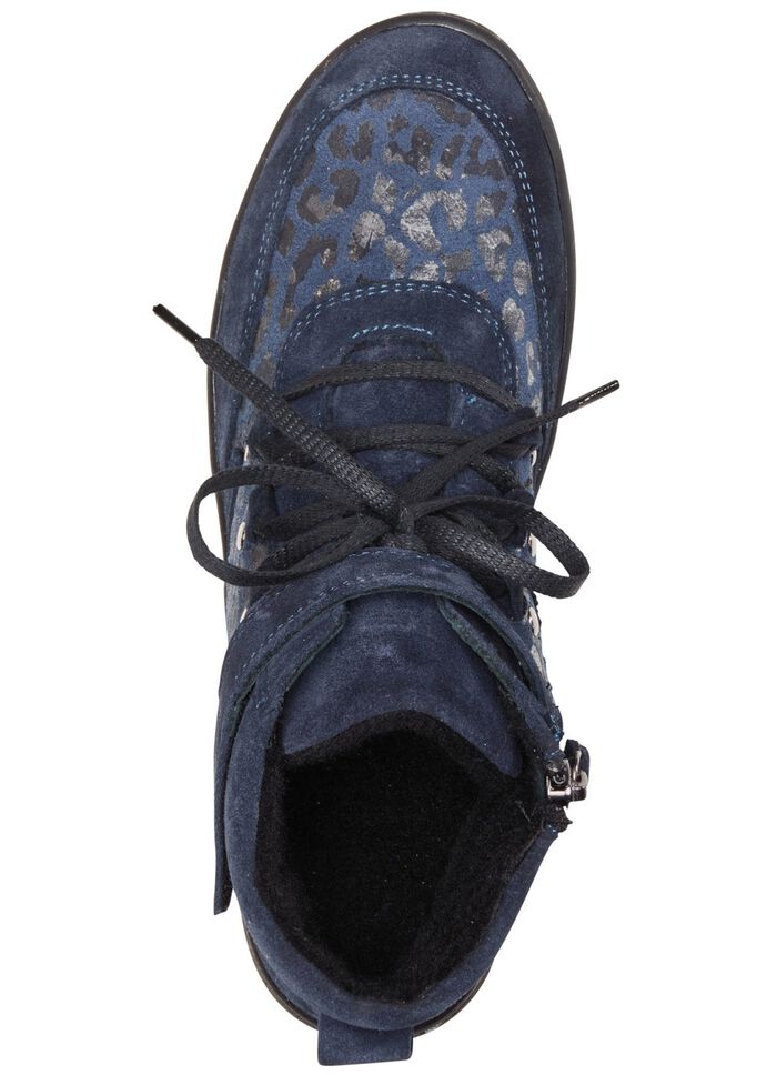 ELENA EDEN veterlaarsje van su&egrave;de MARINE