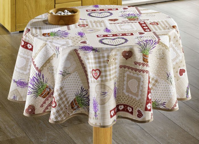 Onderhoudsvriendelijke tafeldecoratie in landelijke stijl 