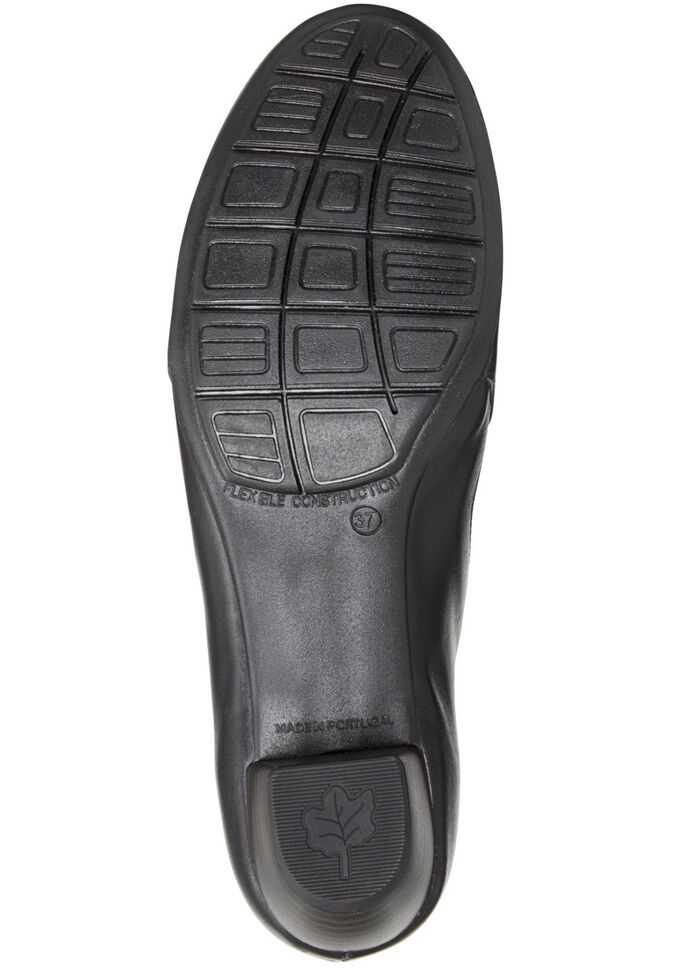 ELENA EDEN, elegante dames trotteur, breedte G, met uitneembaar voetbed ZWART