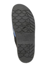 Slippers gemaakt van geruit textielmateriaal BLAUW-GRIJS