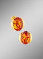 Chique oorbellen met barnsteen 