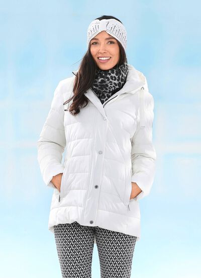 Functionele jas met afneembare capuchon 