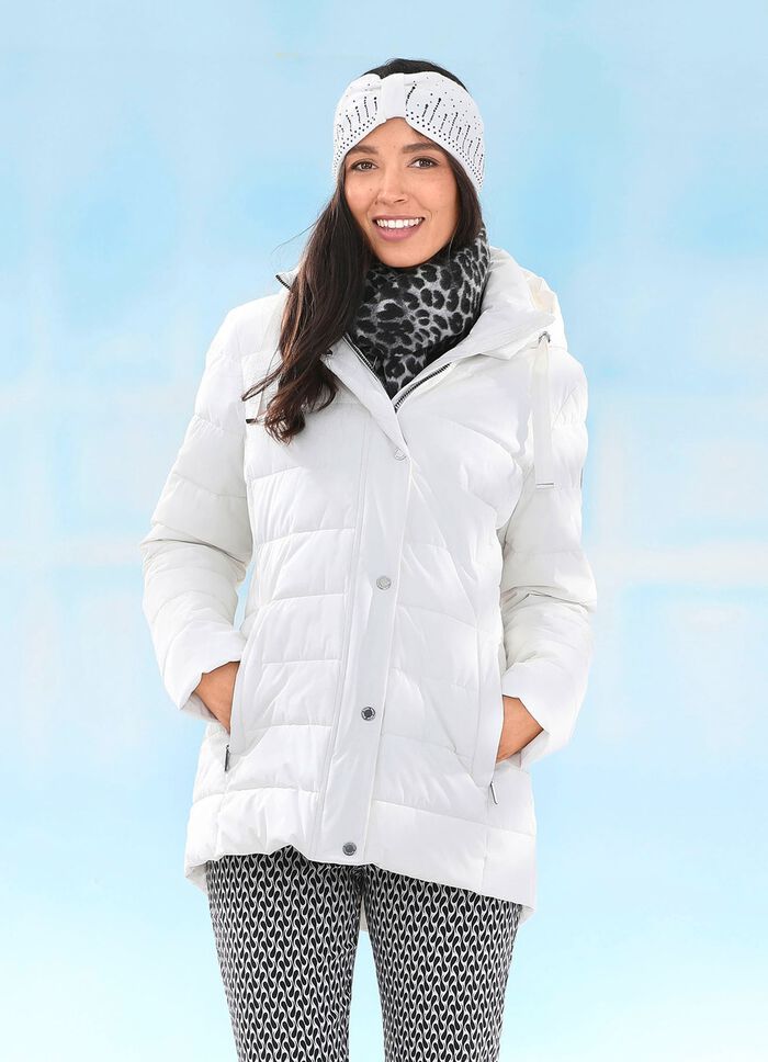 Functionele jas met afneembare capuchon 