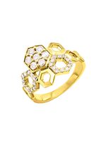 Prachtige damesring met diamanten 