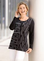 Schattig shirt met contrastprint 