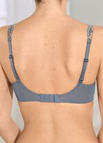 Roze Faia beugelbh met geborduurde elastische kant 