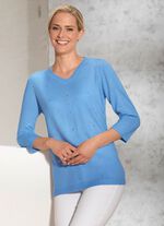 3-delige breiset van zeer zachte kwaliteit BLAUW