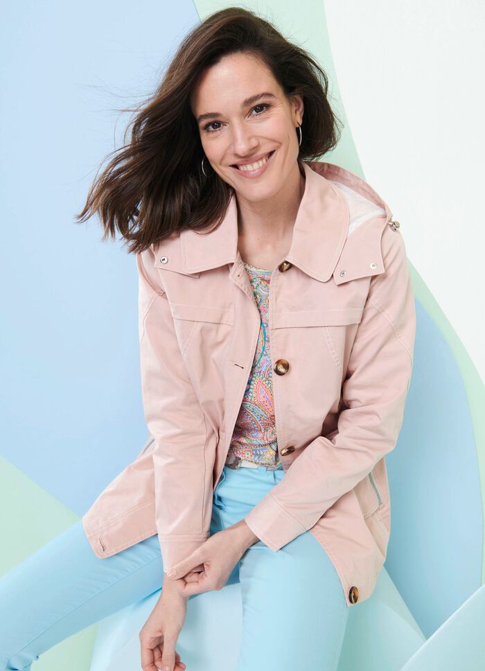 Jas met afneembare capuchon 