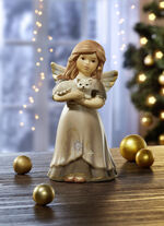 Engel met kat van Goebel WALNUSS