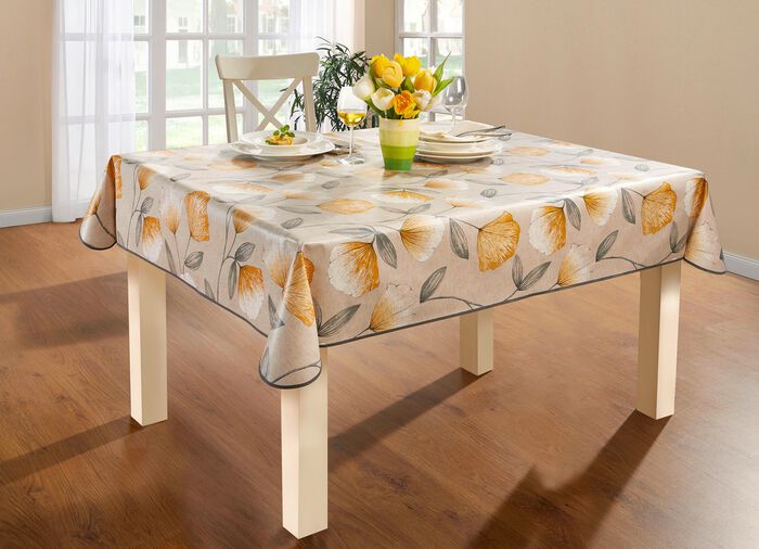 Tafelzeil van tafelzeil met ginkgo-motieven AARDE
