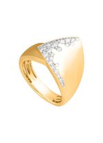 Moderne damesring met 23 diamanten 