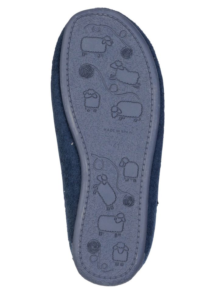 Klassieke herenpantoffels met uitneembaar voetbed 