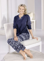 Tweepak pyjama's met lange mouwen en lange broek 