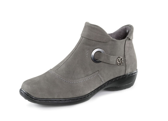 ELENA EDEN laarsje met decoratieve clip GRIJS