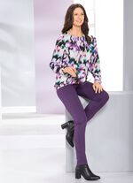 Tuniek met decoratieve plooien 