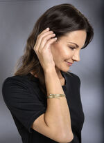 Flexibele, stevige slangenarmband 