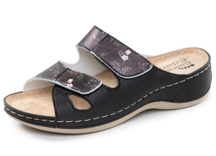 ELENA EDEN, klassieke damesmuiltjes, breedte G, met klittenbandsluiting 