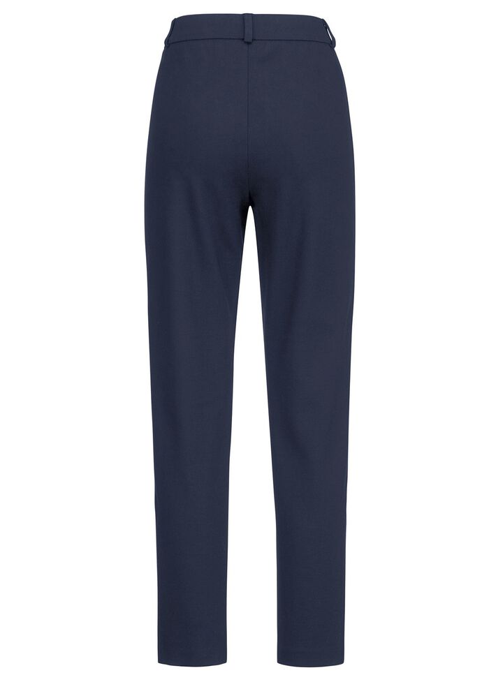 Jerseybroek met gewatteerde plooien 