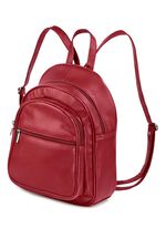 Laurina, rugzak, dames, met twee verstelbare schouderbanden ROBIJNROOD