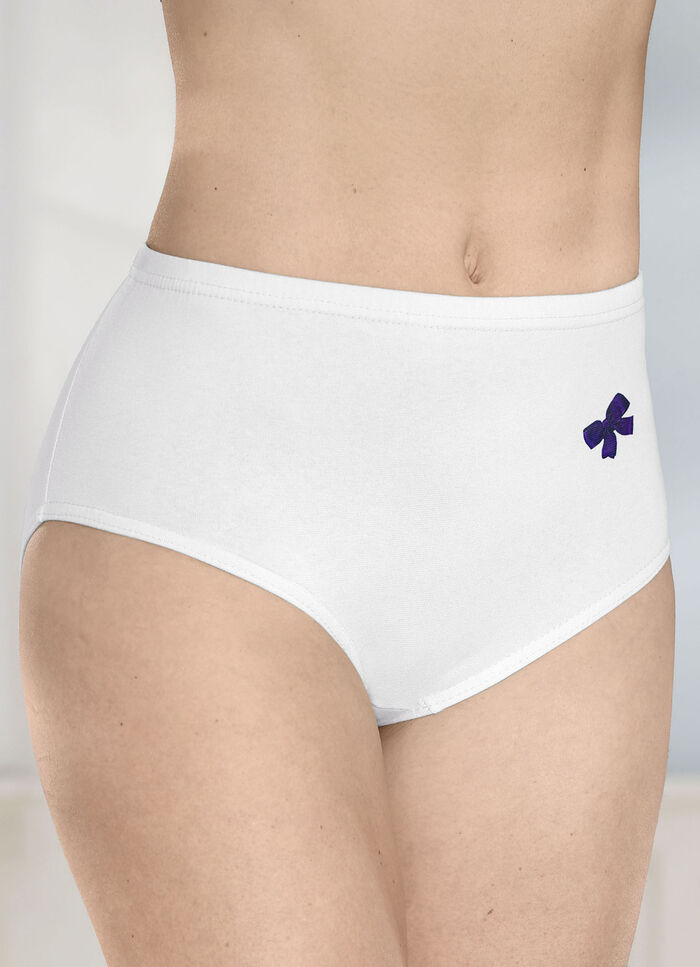 Verpakking van vier slips met elastische tailleband 