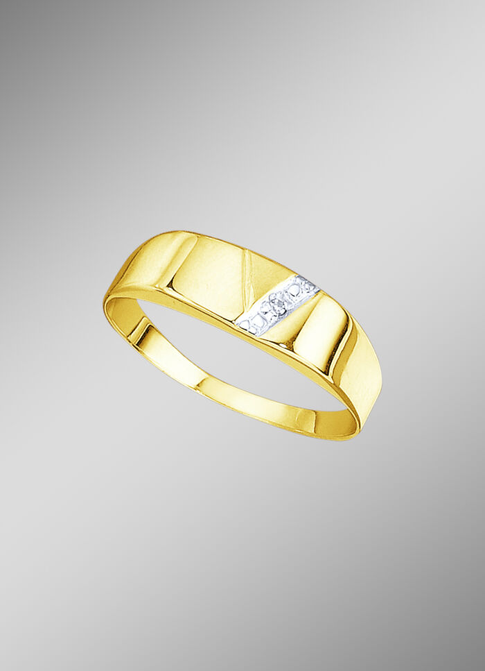 Damesring met diamant 