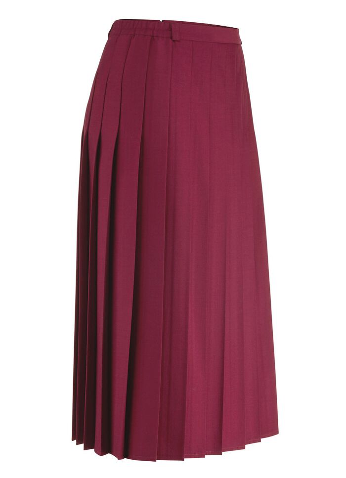 Rok met figuurflatterende plooien 