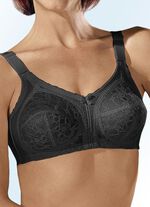 Beha met kanten onderlaag ZWART