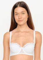 Susa dirndl bh met buitenbandjes WIT