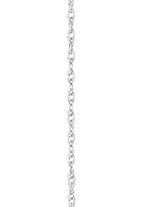 Platina dubbele ankerketting 