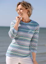 Trui met ringendessin 