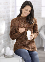 Trui in een luxueus gemêleerde look TERRA-MULTICOLOR