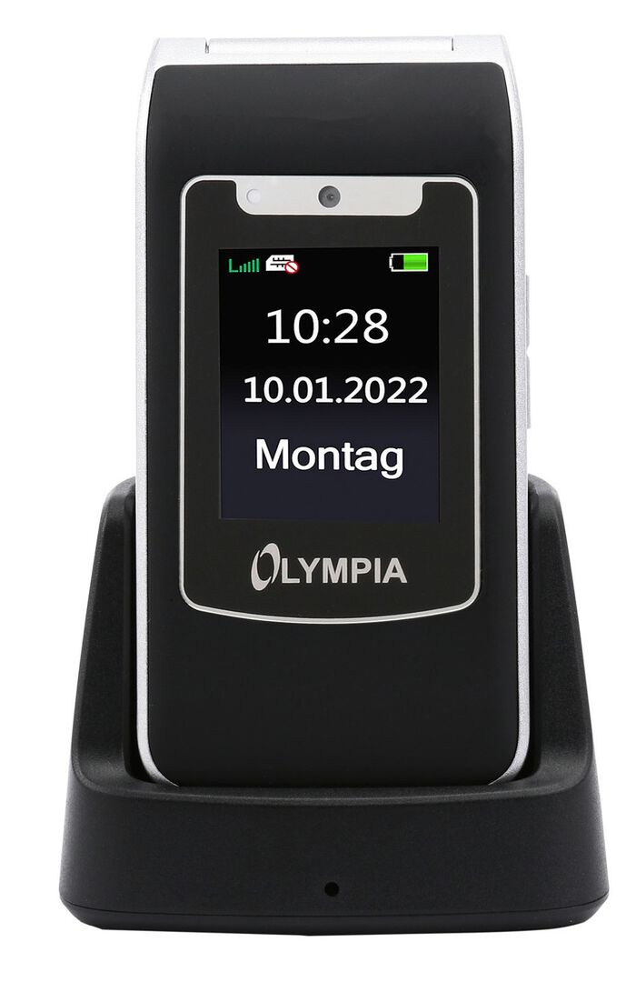 Olympia Style Duo klaptelefoon met extra groot lettertype 