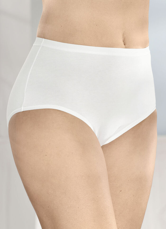 sloggi GO Daily Cotton set van drie slips van biologisch katoen ECRU