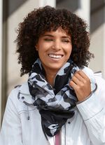 Loopsjaal met verschillende dessins 